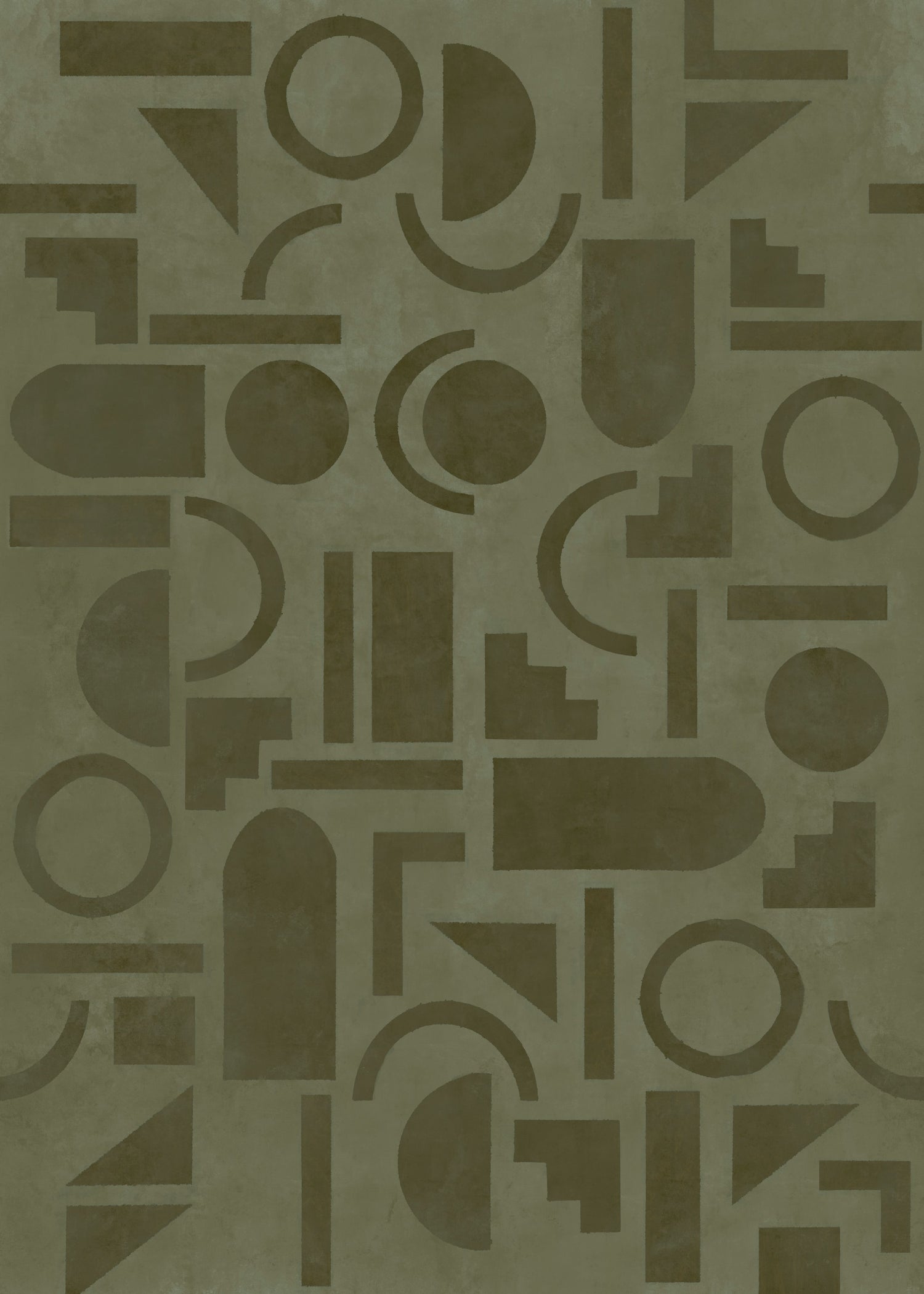 LOOKS by Wolfgang Joop Fotobehang Geo groen 270x200cm