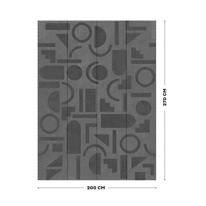 LOOKS by Wolfgang Joop Fotobehang Geo groen 270x200cm