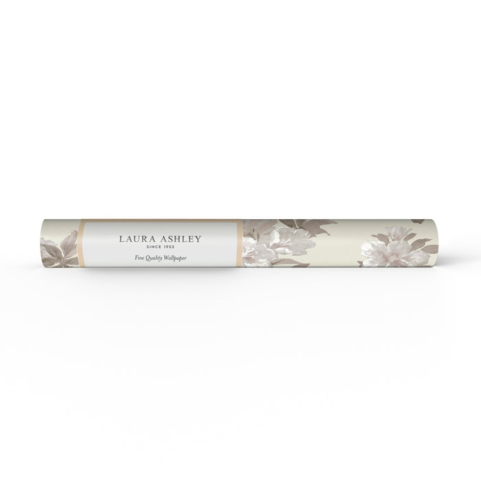 Laura Ashley Rosamund Behang - Bloemen - 10mx52cm - Grijs