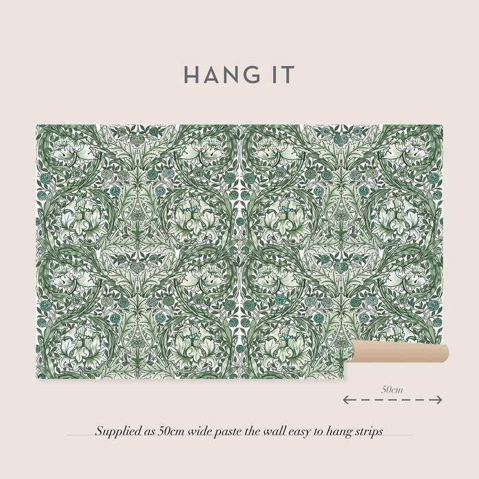 William Morris at Home Fotobehang African Marigold Green