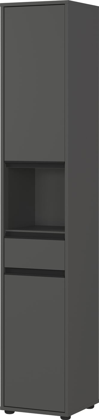 Germania Lemont Grafiet Badkamerkast Slim H181 cm