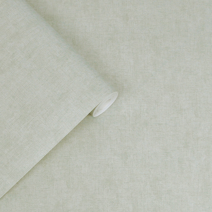 Laura Ashley Plain Behang - Uni - 10mx52cm - Groen