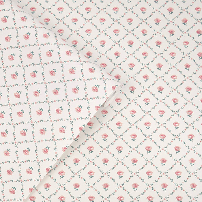 Laura Ashley Kate Behang - Bloemen - 10mx52cm - Roze