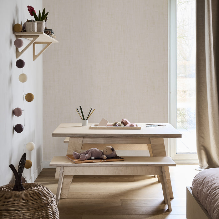 vtwonen - vliesbehang - linnen gold - cotton