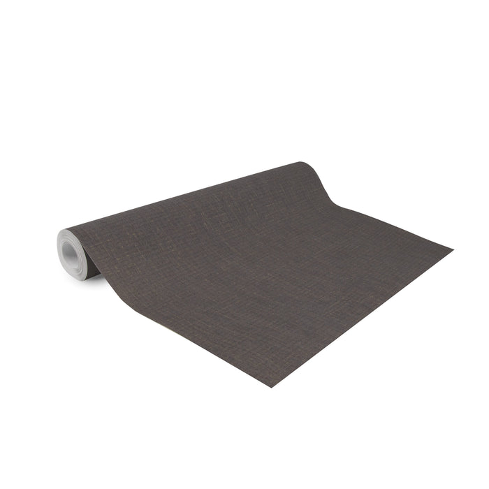 vtwonen - vliesbehang - linnen gold - ebony