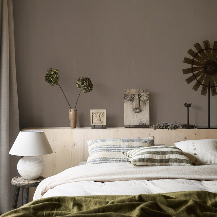 vtwonen - vliesbehang - linnen gold - soft clay
