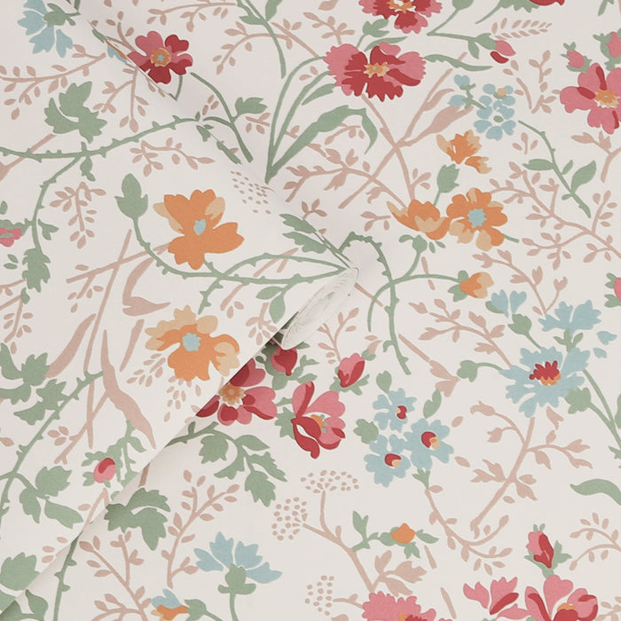Laura Ashley Shropshire Posy Antique Behang - Bloemen - 10mx52cm -