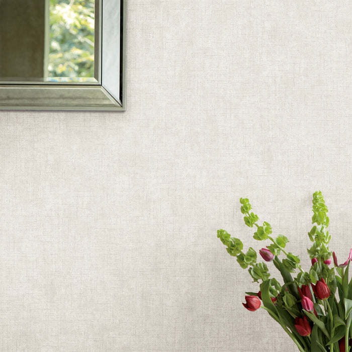 Laura Ashley Plain Behang - Uni - 10mx52cm - Grijs
