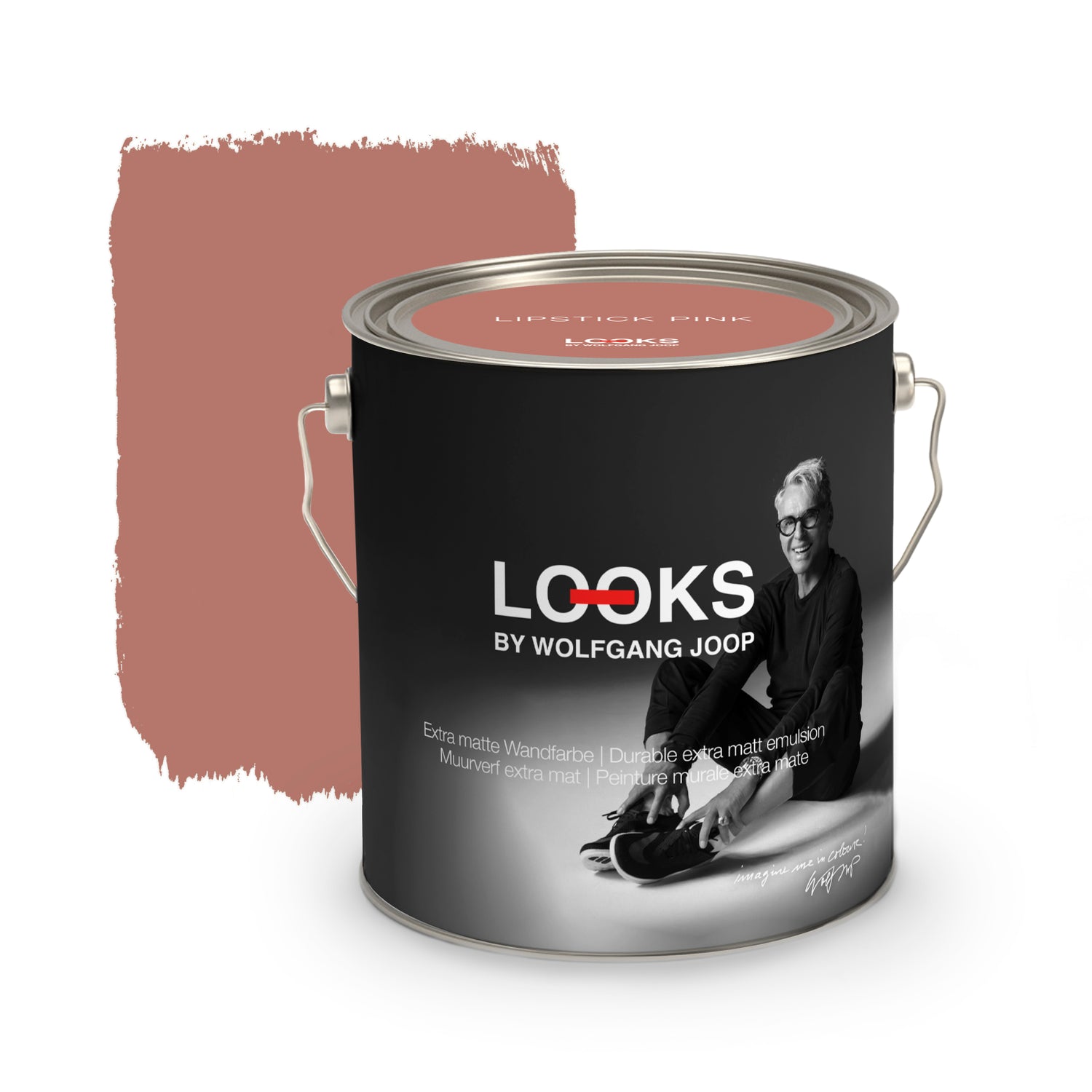 LOOKS by Wolfgang Joop Matte Muurverf roze 2,5L