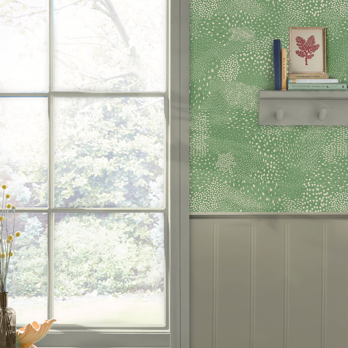 Joules vliesbehang Mono Farm Green