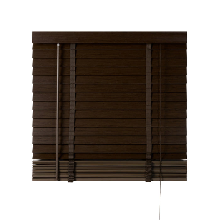Jaloezie Hout Bruin - Hout - 60x180x5cm (BxHxD)