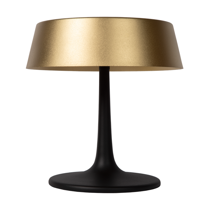 Atmooz - Tafellamp Matcha - Goud & Zwart - Ø 28 cm - Metaal - Dimbaar