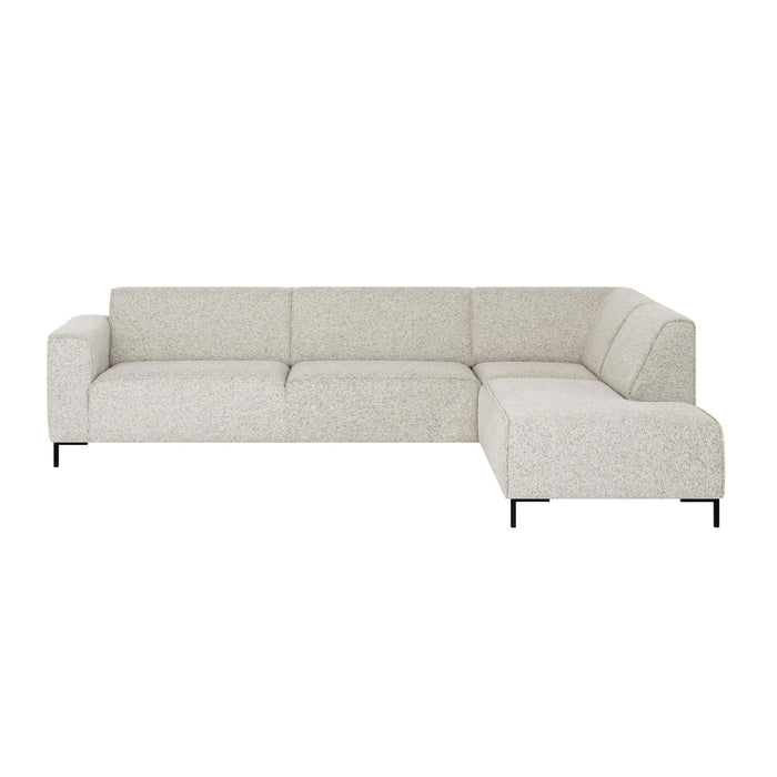 by fonQ Loft Hoekbank Rechts - Chenille Melange - Ecru