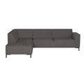by fonQ Loft Hoekbank Links - Chenille - Antraciet