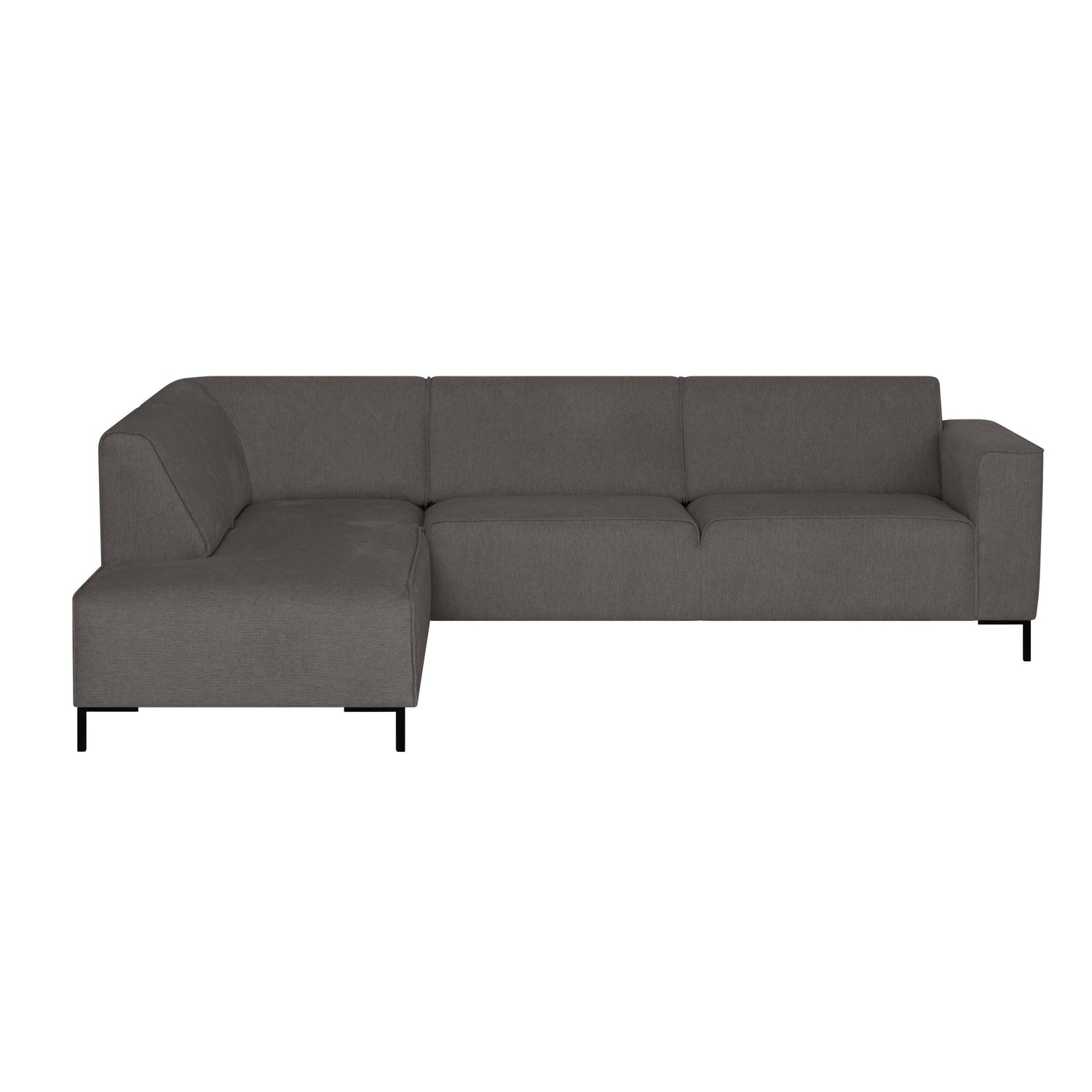 by fonQ Loft Hoekbank Links - Chenille - Antraciet