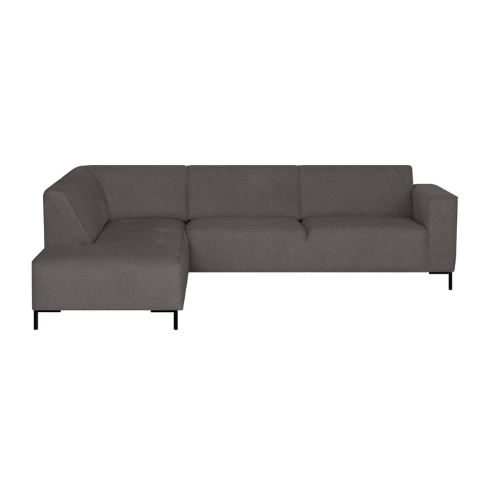 by fonQ Loft Hoekbank Links - Chenille - Antraciet