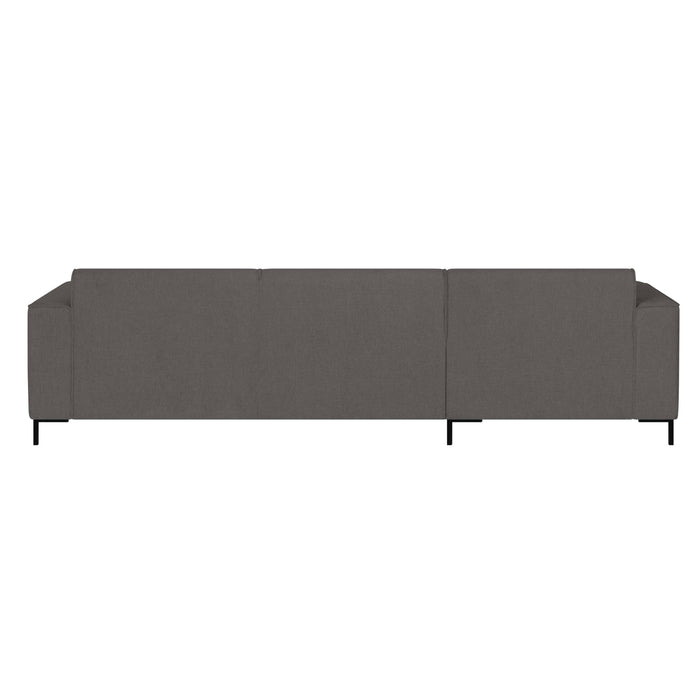 by fonQ Loft Hoekbank met Chaise Longue Links - Chenille - Antraciet