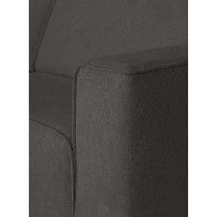 by fonQ Loft Hoekbank met Chaise Longue Links - Chenille - Antraciet