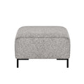 by fonQ Loft Hocker - Chenille Melange - Grijs