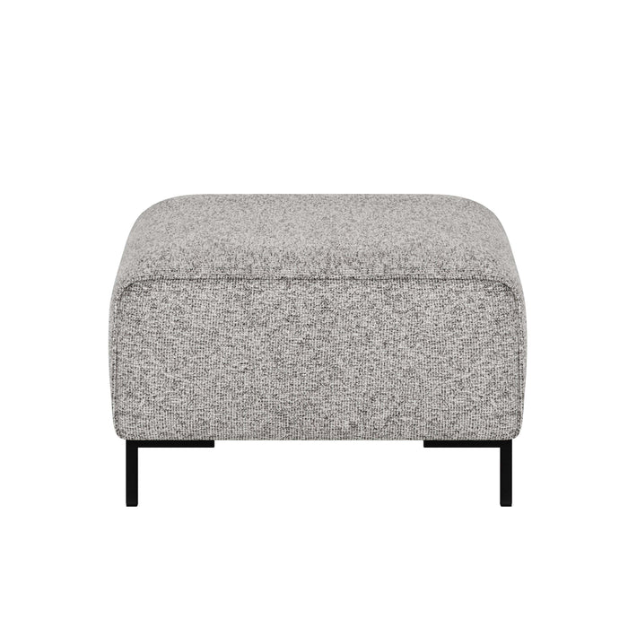 by fonQ Loft Hocker - Chenille Melange - Grijs