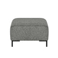 by fonQ Loft Hocker - Chenille Melange - Steengrijs