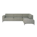 by fonQ Loft Hoekbank Rechts - Chenille Melange - Mintgroen