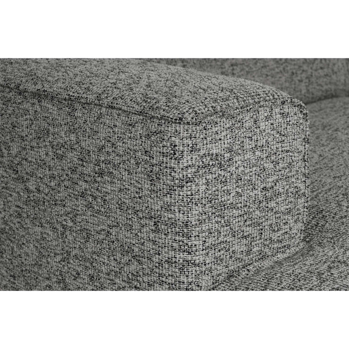 by fonQ Loft Hoekbank Links - Chenille Melange - Steengrijs