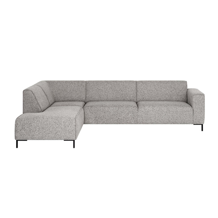 by fonQ Loft Hoekbank Links - Chenille Melange - Grijs