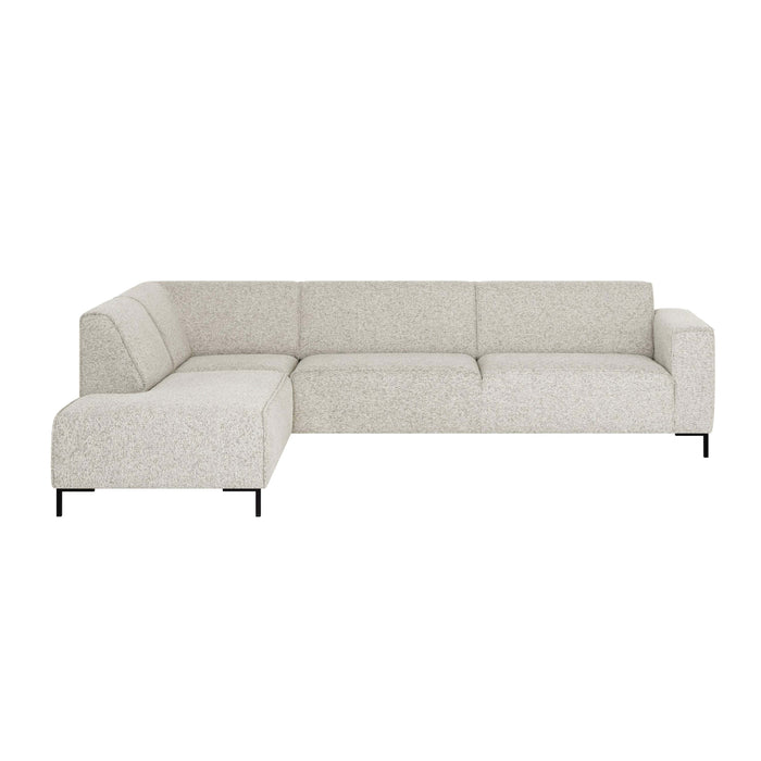 by fonQ Loft Hoekbank Links - Chenille Melange - Ecru