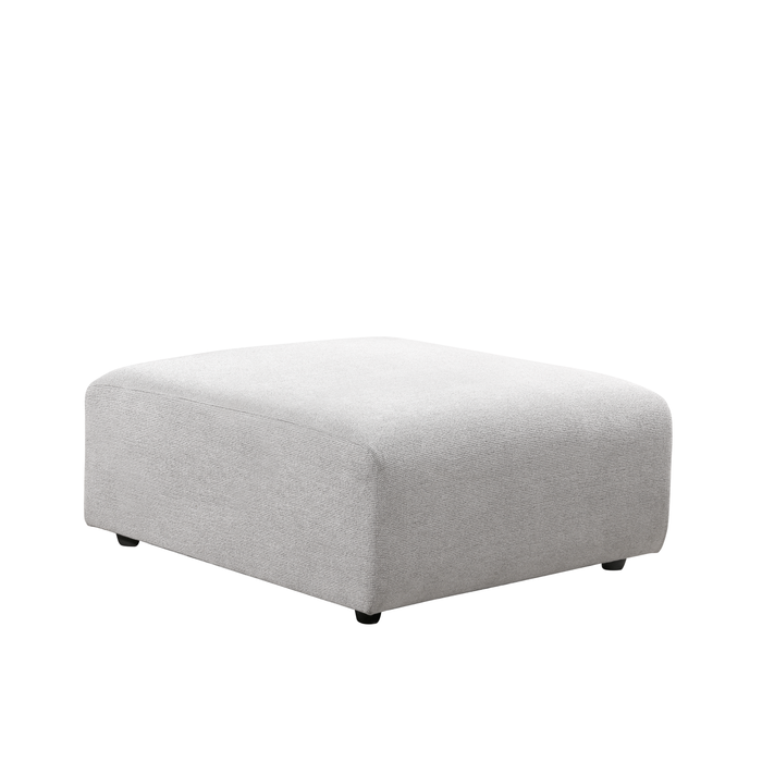 HKliving Jax Bank Element - Hocker - Geweven Stof - Naturel Melange