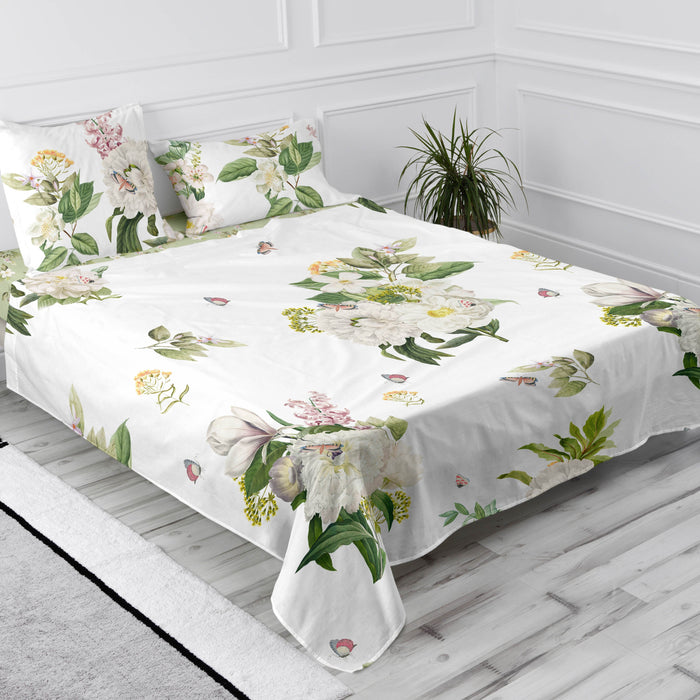 Azahara Laken Set 80|90 (160x270 cm) Happyfriday, Veelkleurig, 100% katoen, de kwaliteit van 200 TC