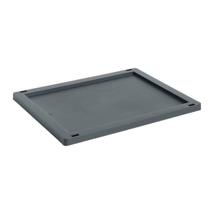 HAY Colour Krat Deksel M - Rechthoekig - Charcoal