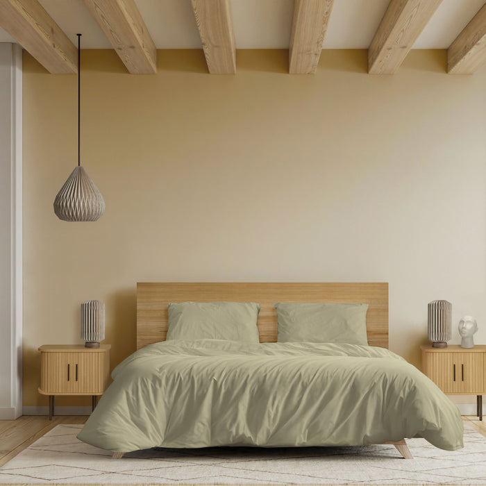 by fonQ Fresh Dekbedovertrek 140 x 200/220 cm - Sage Green