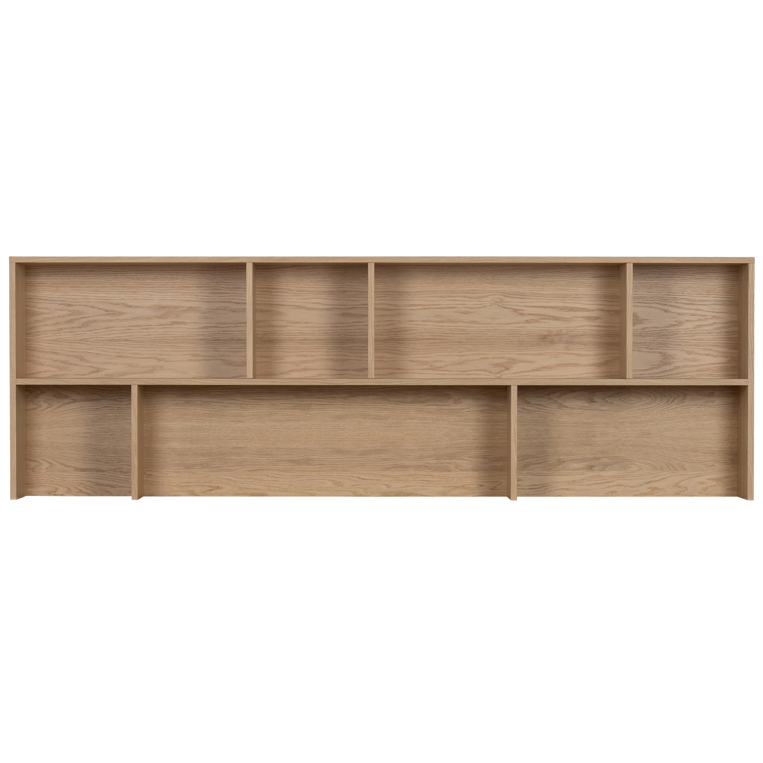 WOOOD New Gravure Opzetkast B 200 cm - Eiken - Naturel