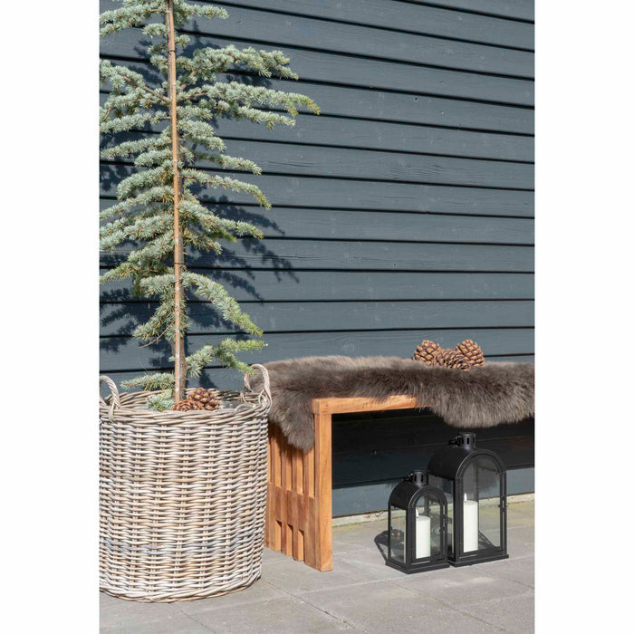 Indo Baskets - Baskets, kubu rattan, nature set of 2