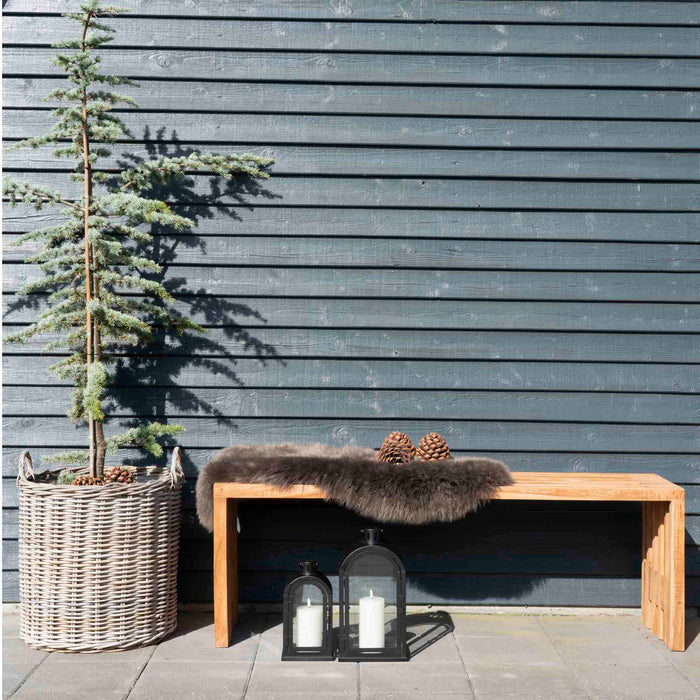 Indo Baskets - Baskets, kubu rattan, nature set of 2
