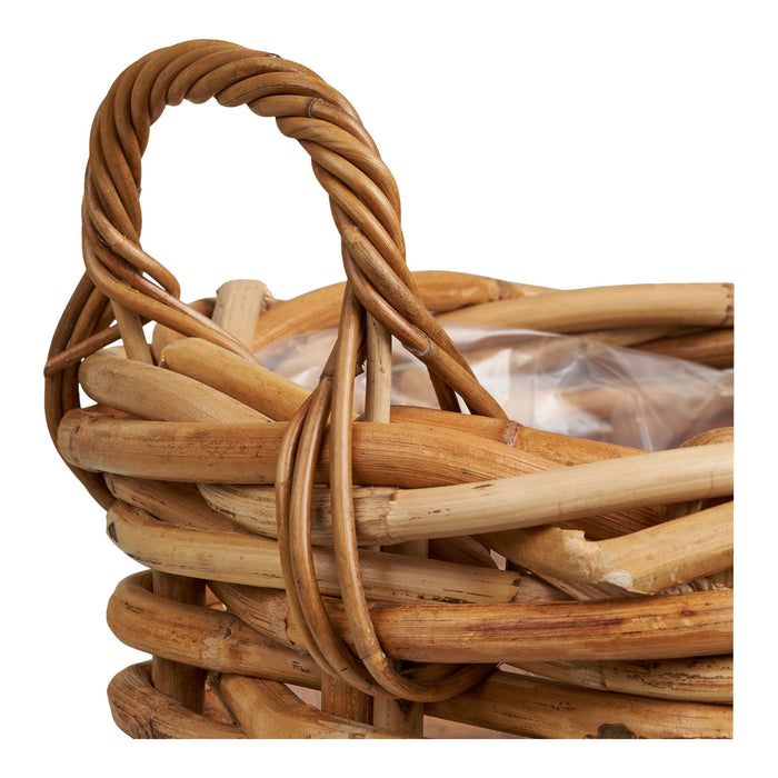 Burton Baskets - Baskets, kubu rattan, nature set of 3