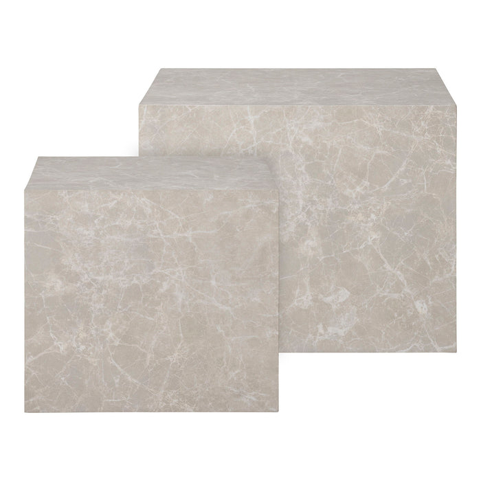House Nordic Prague Beige Salontafel Set Marmerlook