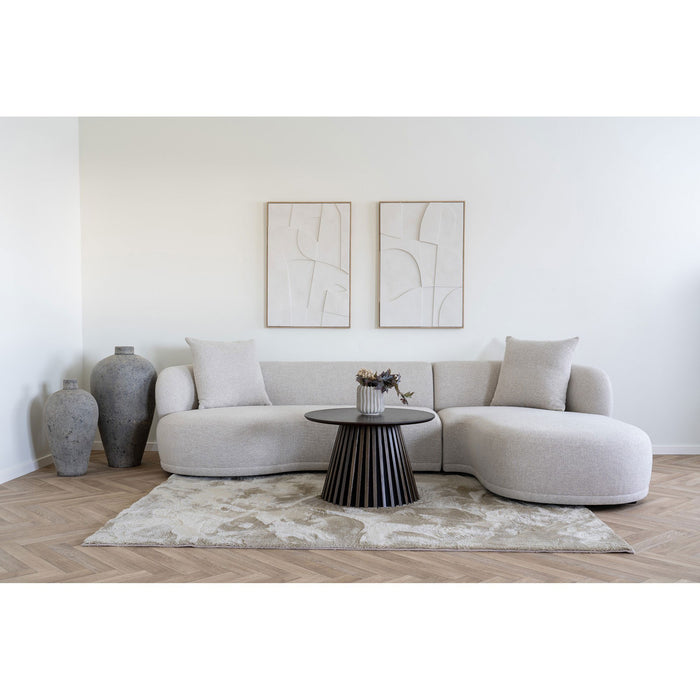 House Nordic Osaka Gerookt Eiken Salontafel Rond