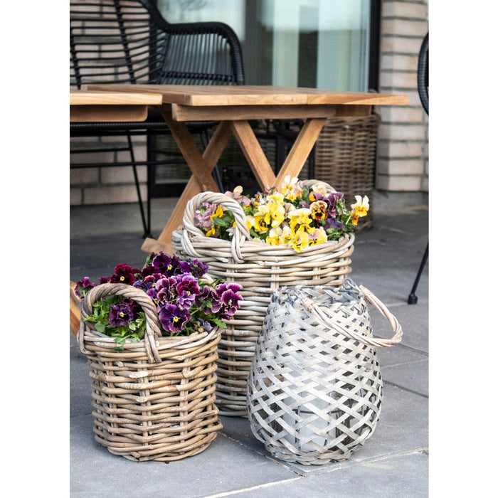 Caor Baskets - Baskets, kubu rattan, nature set of 4