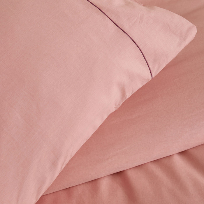 Walra Remade Uni Essence Dekbedovertrek 200 x 220 cm - Roze