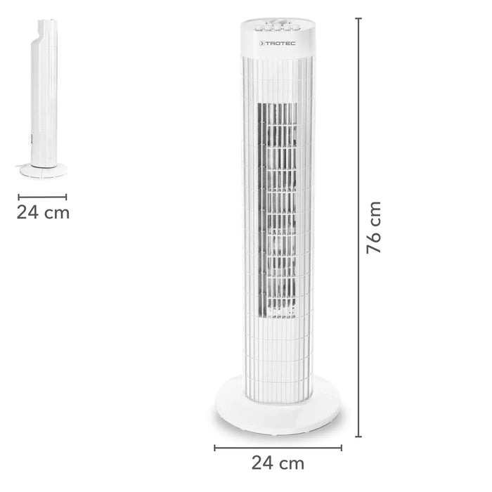 Trotec Torenventilator TVE 30 T - 3 standen - 45W