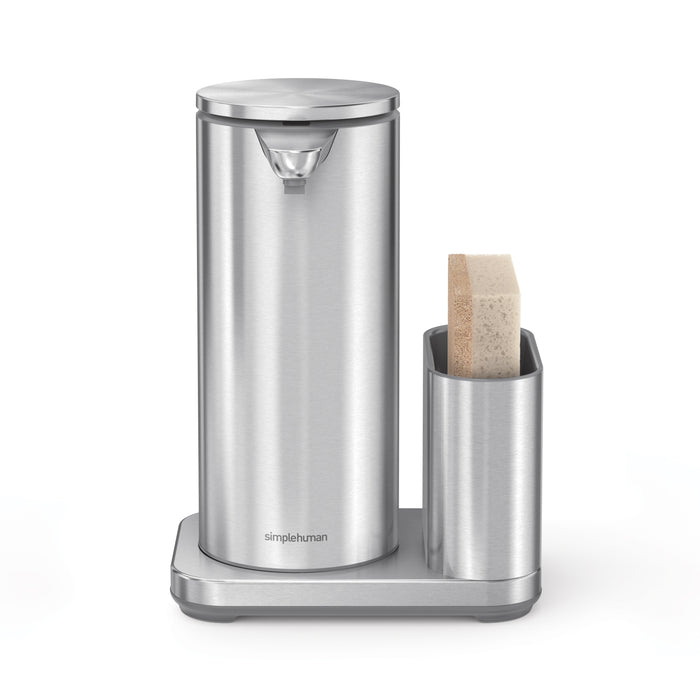 Simplehuman - Zeepdispenser 414 ml met Sensor en Wireless Charger en Caddy