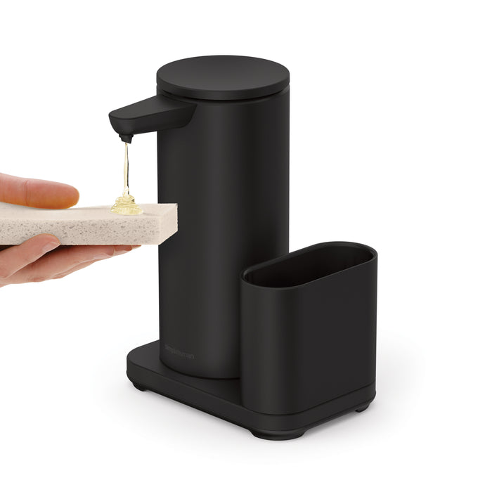 Simplehuman - Zeepdispenser 414 ml met Sensor en Wireless Charger en Caddy