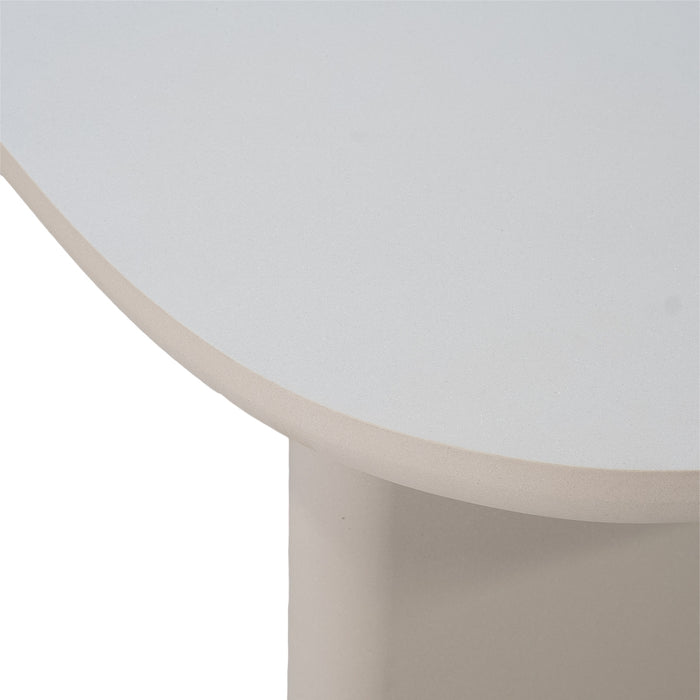 Giga Meubel - Tuintafel Deens Ovaal - Beige Betonlook - 240x100x75cm - Maya