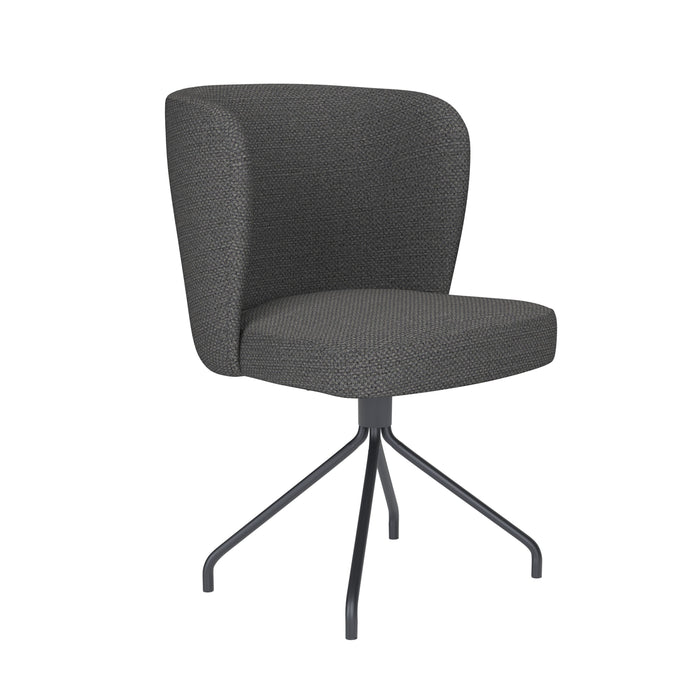Housecraft Living Stan Eetkamerstoel Draaibaar Metaal Spider Grijs