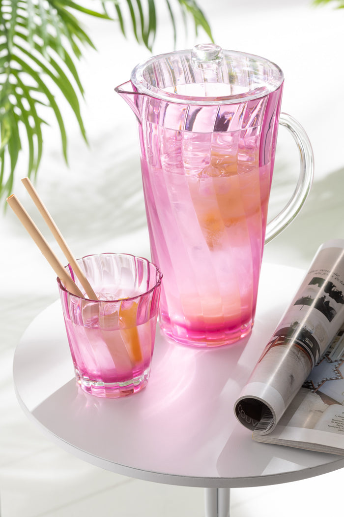 J-Line glas - kunststof - mix - doos van 4