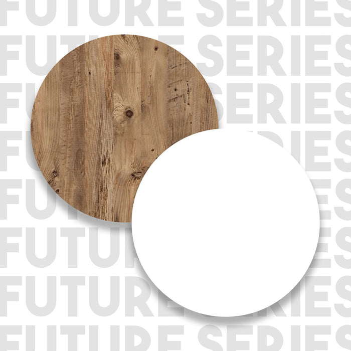 Giga Meubel - Boekenkast Wit|Naturel Hout - 75x27x168,3cm - Fethiye
