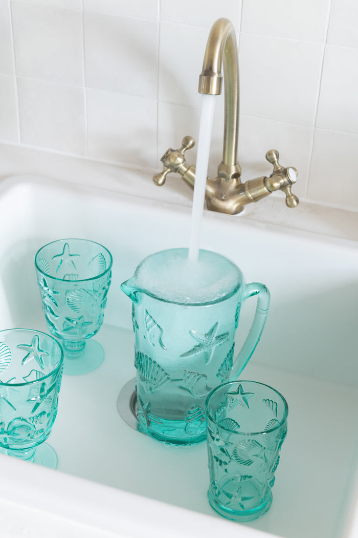 J-Line waterkan Zee - glas - azuur