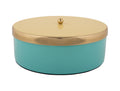 Present Time - Opbergbox Double Funky Large - Blue & Yellow